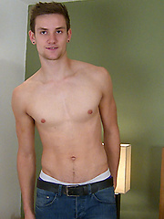 Hunky Straight Joel Shows Off His Thick Uncut Cock & Muscular Body by English Lads image #3