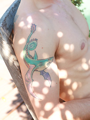 Lean & Ultra Ripped Straight Boarder Troy Shows off his Uncut Rocket Cock! by English Lads image #8