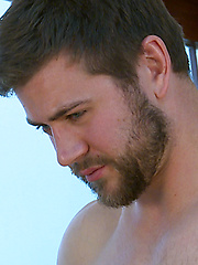 Muscular Straight Lad Cory gets his 1st Man Blow Job & Shoots Across His Whole Body! by English Lads image #9