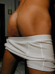 Tattooed stud Mario Flo busting his nut. by BF Collection image #9