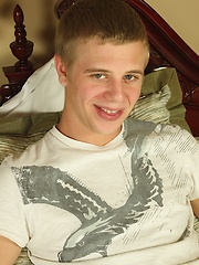 Chase Hines masturbating his hung cock in the bed. by BF Collection image #6
