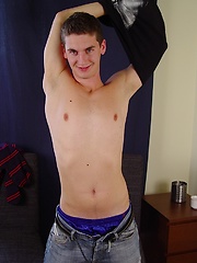 Cute twink Jacob is proud of his hard cock. by BF Collection image #8