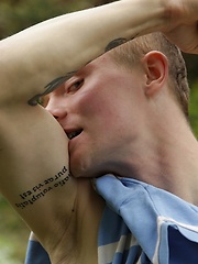Tommy Trance heads outdoors to bust a big nut. by BF Collection image #9