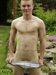 Tommy Trance heads outdoors to bust a big nut. by BF Collection image #9