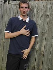 Skinny Luigi spreads his ass cheeks in the backyard. by BF Collection image #7