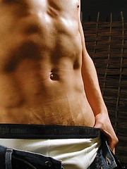 Sexy hunk Arek strips off underwear and plays with cock. by BF Collection image #6