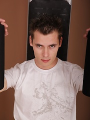 Lukie strips naked and continues working out. by BF Collection image #6