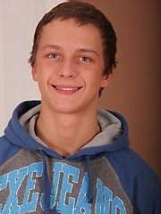 Super cute college boy Thomas Swings busts a nut. by BF Collection image #6