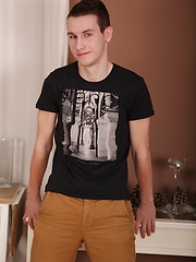 Kody Dunn stroking his cock in the kitchen. by BF Collection image #6
