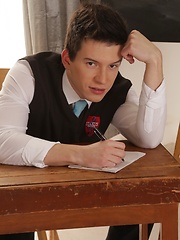 Uniforms: Kinky Lessons For Two Horny Students Result In A Plethora Of Hard Cock & Sweet Jizz! by Staxus image #9