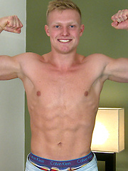 Straight Young Stripper Marcus gets his 1st Man-Handling & Shoots A Big Load! by English Lads image #9