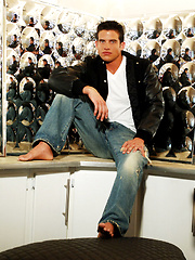 Daniel shows his muscled body by Playgirl image #6