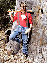 Hot lumberjack Antony Michael by Playgirl image #8