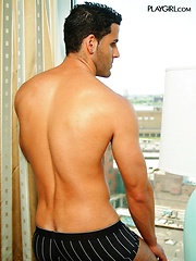 Brunette hunk Elon by Playgirl image #7