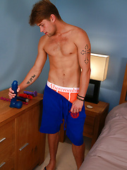 Cheeky Young Straight Pup Ricky Pumps his Hole for the 1st Time & Explodes! by English Lads image #6