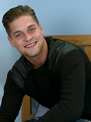 Cheeky Straight Blond Lad Ricky Shows Off His Body & Massive 9 Inch Cock! by English Lads image #6