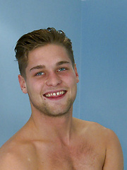 Cheeky Straight Blond Lad Ricky Shows Off His Body & Massive 9 Inch Cock! by English Lads image #6