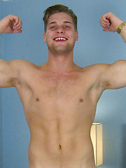 Cheeky Straight Blond Lad Ricky Shows Off His Body & Massive 9 Inch Cock! by English Lads image #6