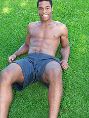 Ebony muscled athlete Clay by SeanCody image #7