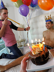 Birthday Boy Balloon Bash - Victor, Dimitri Kane, Draven Milo by Men POV image #11
