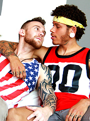 Tattooed Muscle Top. Damien Michaels & Jay Fine. by Damn! That image #8