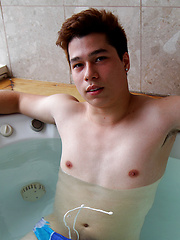 My straight mate Ryan Kai showing off his cock in the hot tub by Bentley Race image #7