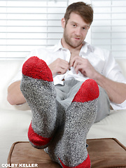 Colby's Size 15 Feet In Wool Socks by My Friends Feet image #8