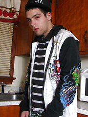 Skater Thug Drac Pisses and Jerks Off by Boys Pissing image #7