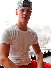 Jacking with my hot new mate Andre Johnson on my hotel bed by Bentley Race image #4