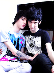 Kyle Wilkinson & Lewis Romeo in Lewis Loves A Real Big Uncut Cock! by LollipopTwinks image #10