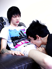 Kyle Wilkinson & Lewis Romeo in Lewis Loves A Real Big Uncut Cock! by LollipopTwinks image #10