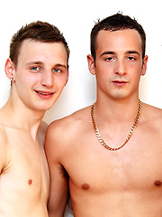 Luke Desmond, Mike Andrews and Ryan Stewart have a feast of hung boy cock by BlakeMason image #9