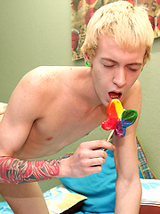 Chris Jett needs a bit of sugar to get his energy back before round two with sexy boy Max Morgan! by LollipopTwinks image #6