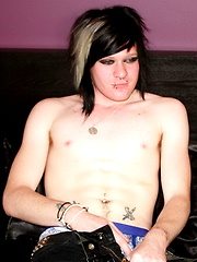 Zaccary Plastic jerks his rock hard cock by HomoEmo image #6