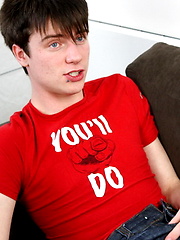 Danny Star blows his load allover his tummy by HomoEmo image #4