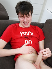 Danny Star blows his load allover his tummy by HomoEmo image #4