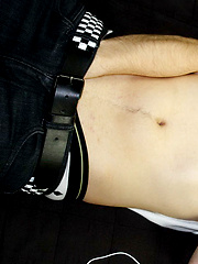 Jaymie Brooks blows his load allover himself by HomoEmo image #5