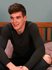 Straight Pup Caspar gets his First Man Wank & Cums a Nice Big Load Without Touching his Cock all Shoot! by English Lads image #8