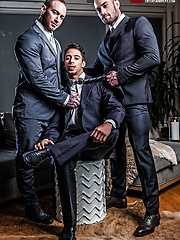Drae Axtell's Corporate Threesome With Dylan James And Stas Landon by Lucas Entetainment image #14
