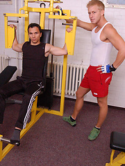 Denis and Luke workout