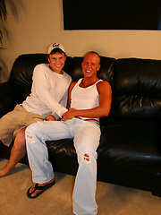 Hot amateur studs Denny and Riley