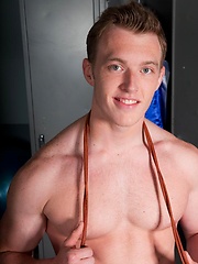 Trevor Snow works out his horny muscle jock body and jerks his junk for you.