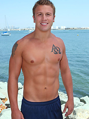George posing naked