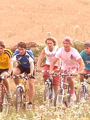 Sexy jocks and studs from europe orgy