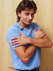Cute european boy