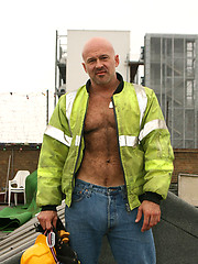 Hairy Construction Workers - Carlo Cox and Ray Stone