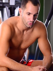 Rogerio Matteo in a gym