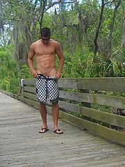 Hot Hunk, Charles O'Riley, Gets Naked in Swamp Meat