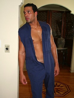 LAtino hunk stripping and jacking off by ManAvenue by ManAvenue image #5