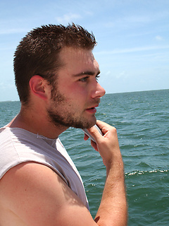Chris Grun Fuzzy jerking off dick